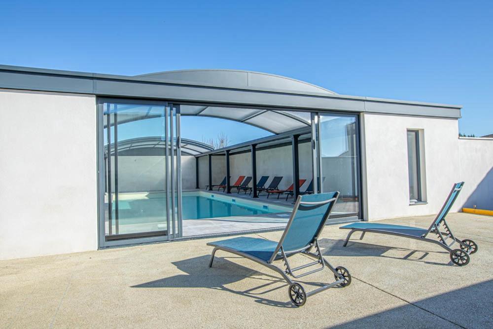 Le Matelot Maison Avec Piscine/Parking/Wifi/Plages 5Kms Ле-Мат Экстерьер фото
